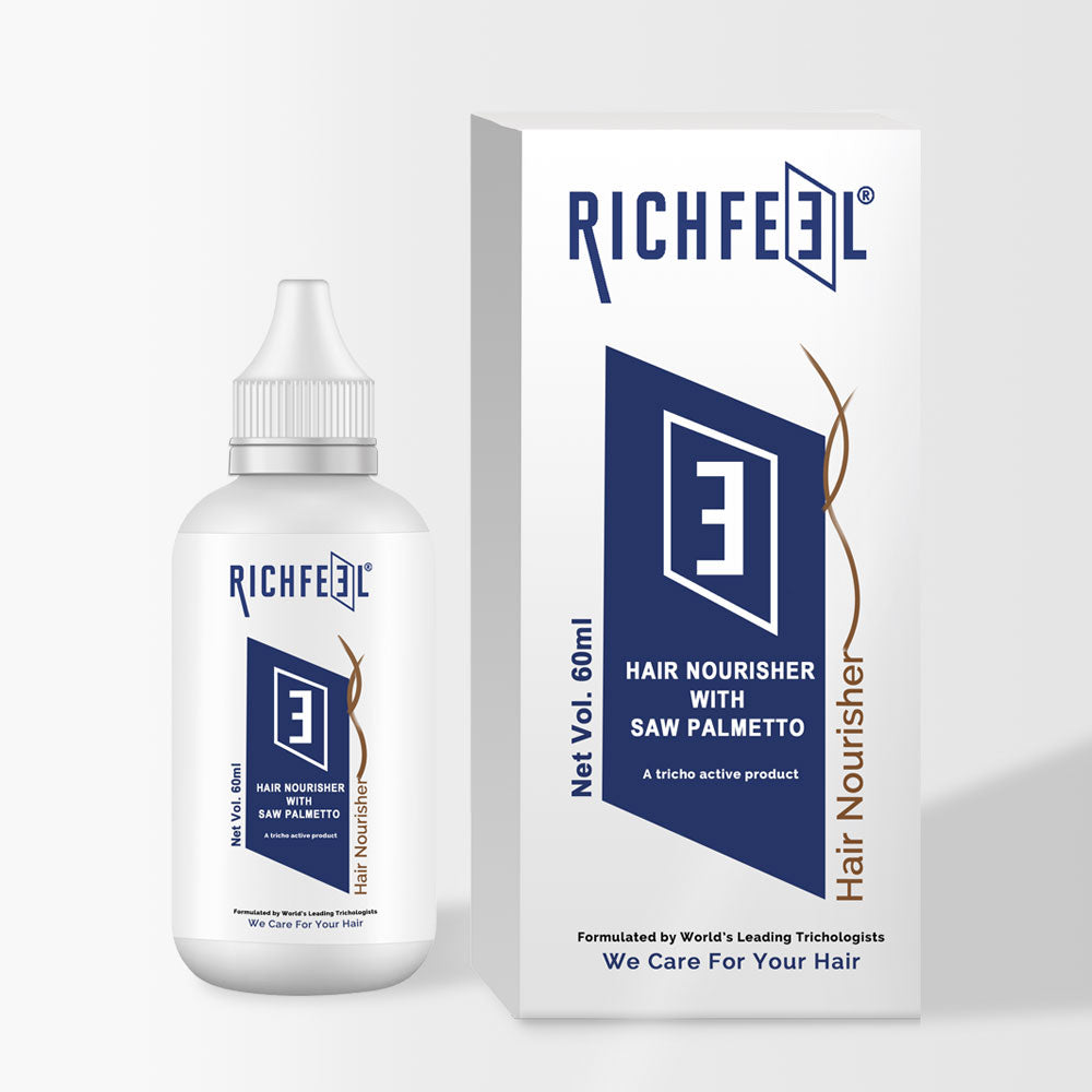 Richfeell Hair Nourisher With Saw Palmetto 60 Ml - Buy from Indicrest