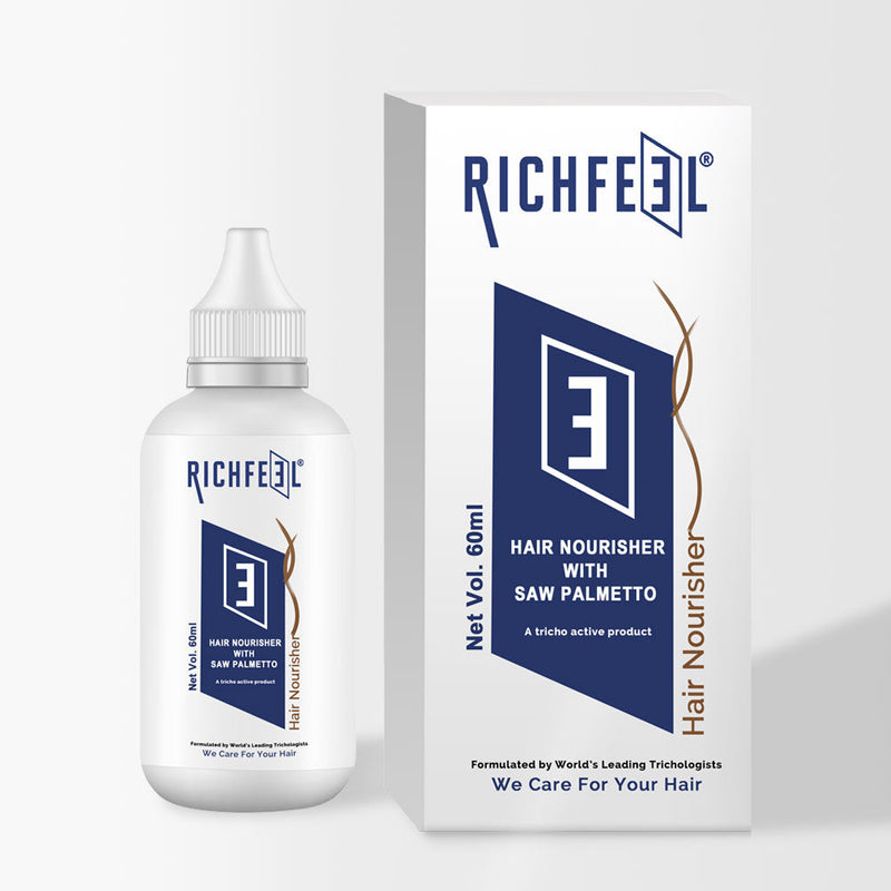 Richfeell Hair Nourisher With Saw Palmetto 60 Ml - Buy from Indicrest