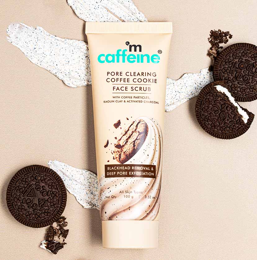 Mcaffeine Pore Clear Coffee Cookie Face Scrub, 100g - Buy from Indicrest