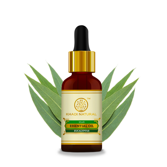 Khadi Natural Eucalyptus - Pure Essential Oil - 15ml Sale - Buy from Indicrest