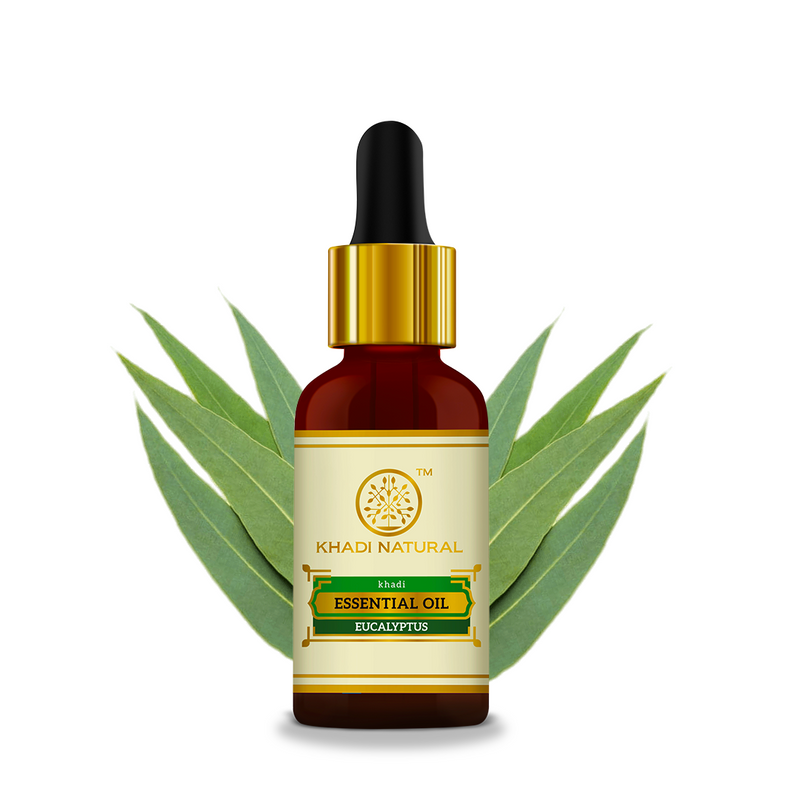 Khadi Natural Eucalyptus - Pure Essential Oil - 15ml Sale - Buy from Indicrest