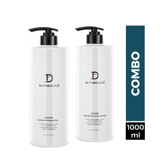 De Fabulous Reviver Hair Repair Shampoo 1000ml and Conditioner 1000ml Combo - Buy from Indicrest