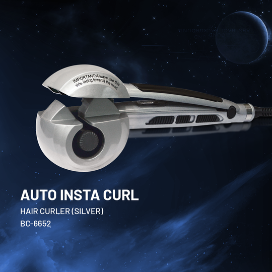 Berina Professional Auto Insta Curler BC-6652 | Automatic Hair Curler for Effortless Curls & Waves, BC-6652 Buy from Indicrest