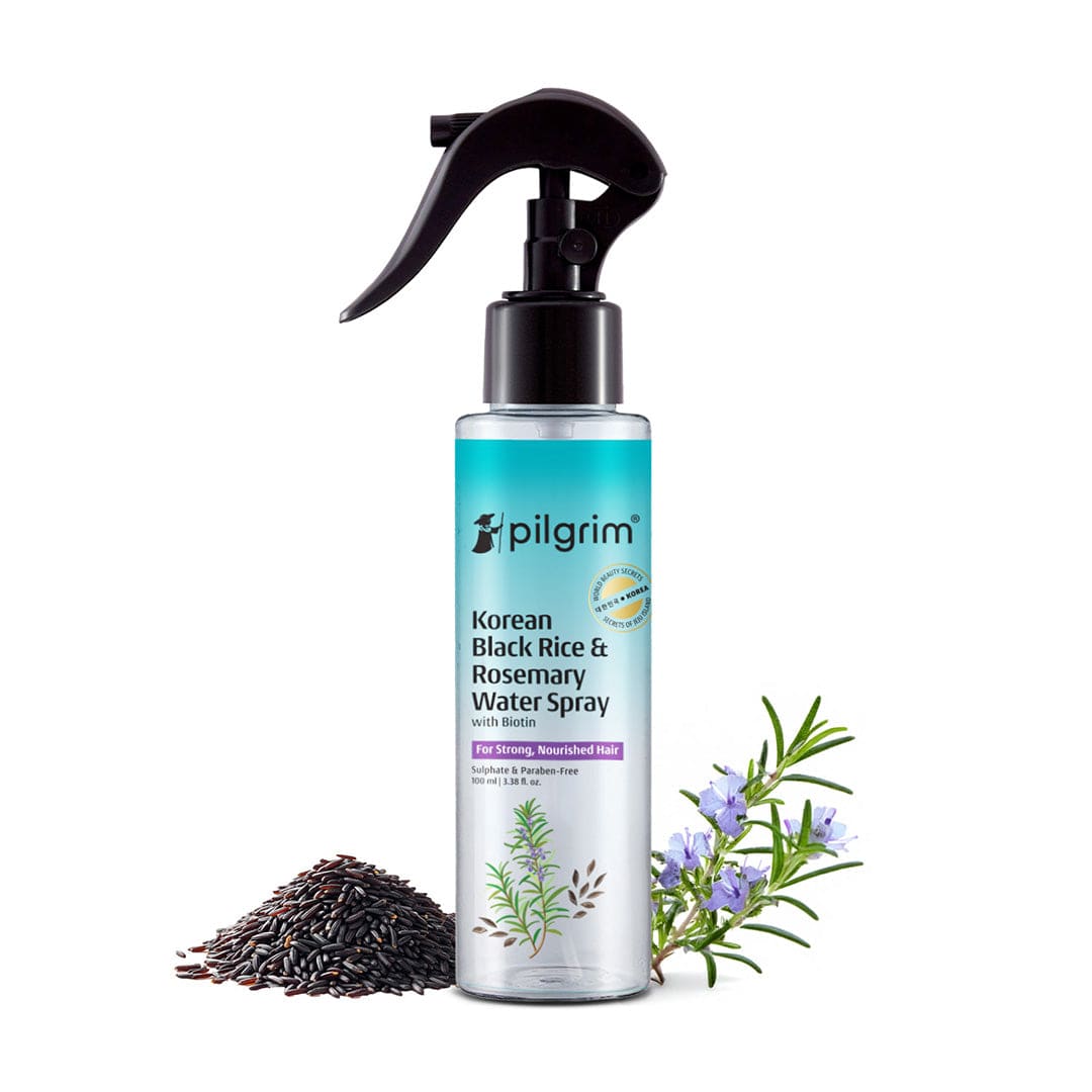 Pilgrim Korean Black Rice and Rosemary Water Spray With Biotin, 100ml - Buy from Indicrest