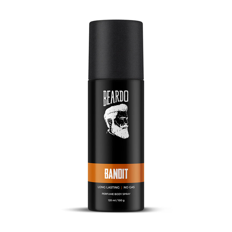 Beardo Bandit Perfume Body Spray, 120ml - Buy from Indicrest