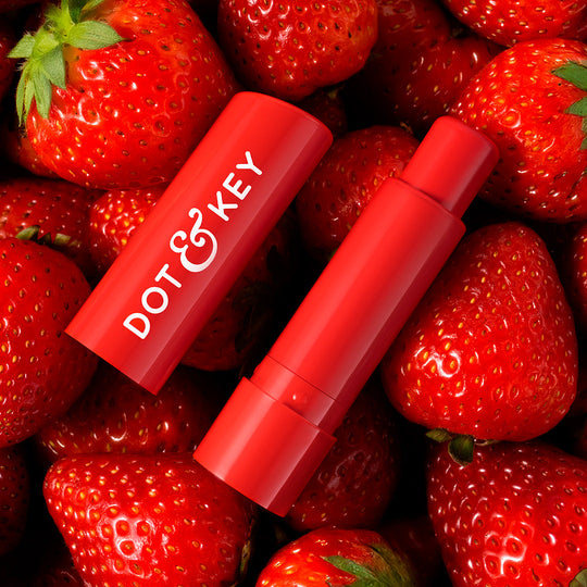Dot & Key SPF 50+ Barrier Repair Hydrating Lip Balm, Strawberry Red Buy at Indicrest