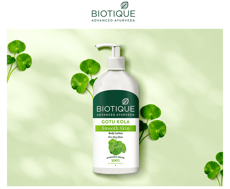 Biotique Gotu Kola Smooth Skin Body Lotion, 180ml - Image 4 - Buy from Indicrest