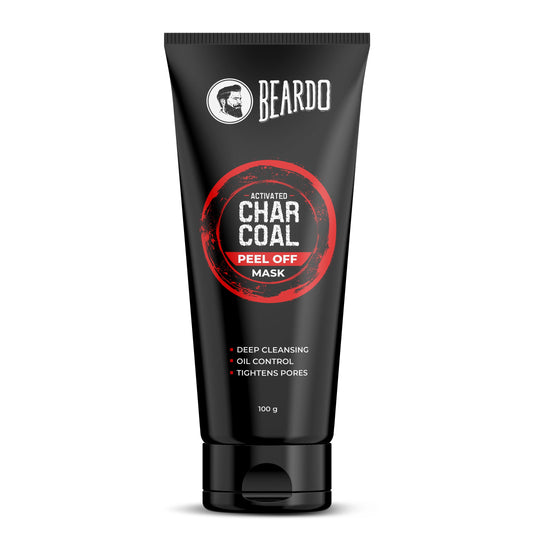 Beardo Activated Charcoal Peel Off Mask, 100g - Buy from Indicrest