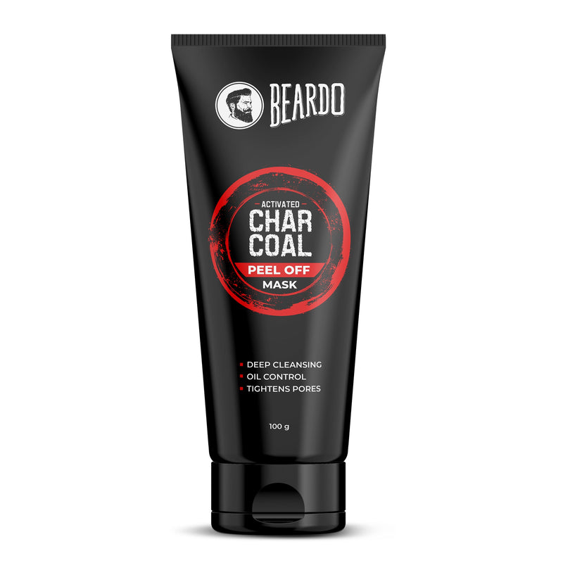 Beardo Activated Charcoal Peel Off Mask, 100g - Buy from Indicrest