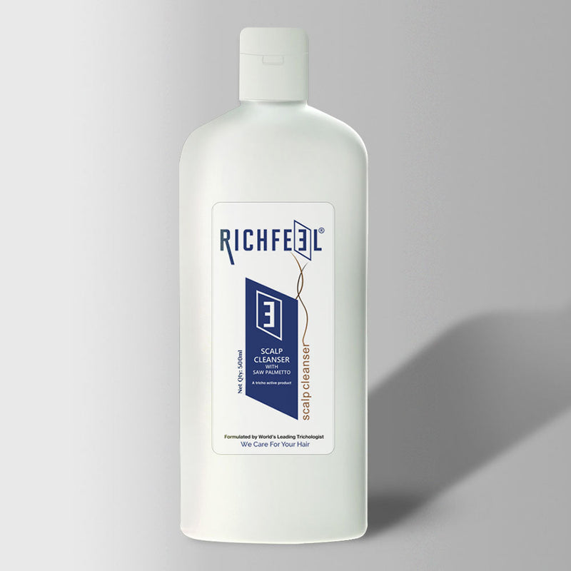 Richfeell Scalp Cleanser With Saw Palmetto 500 Ml - Buy from Indicrest