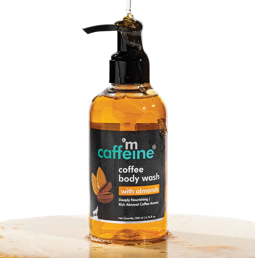 Mcaffeine Coffee Body Wash with Almonds, 200ml - Buy from Indicrest