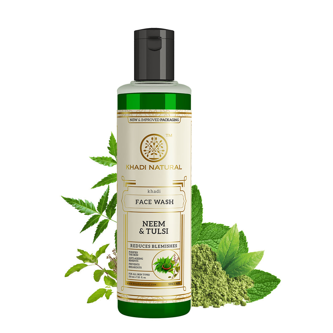 Khadi Natural Neem & Tulsi Face Wash - 210ml - Image 5 - Buy from Indicrest