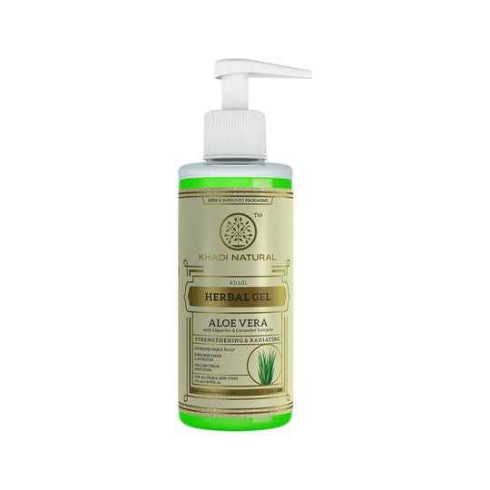 Khadi Natural Aloe Vera Gel With Liquorize & Cucumber Extracts - 500ml - Buy from Indicrest