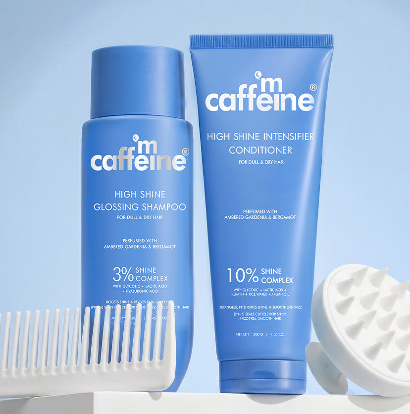 Mcaffeine Glass Hair Wash Duo | New Shine Complex - Buy from Indicrest