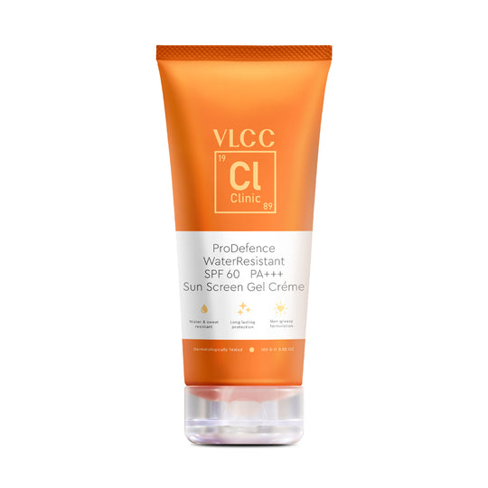VLCC ProDefence Water Resistant SPF 60 PA+++ Sunscreen Gel Crème -100 g - Buy from Indicrest