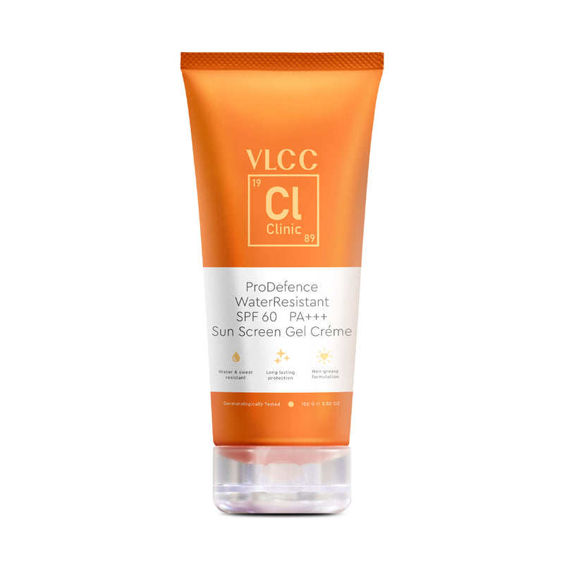 VLCC ProDefence Water Resistant SPF 60 PA+++ Sunscreen Gel Crème -100 g - Buy from Indicrest