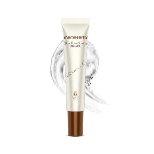 Mamaearth Glow Pore Blurring Primer with Vitamin C & Turmeric, 25g - Buy from Indicrest