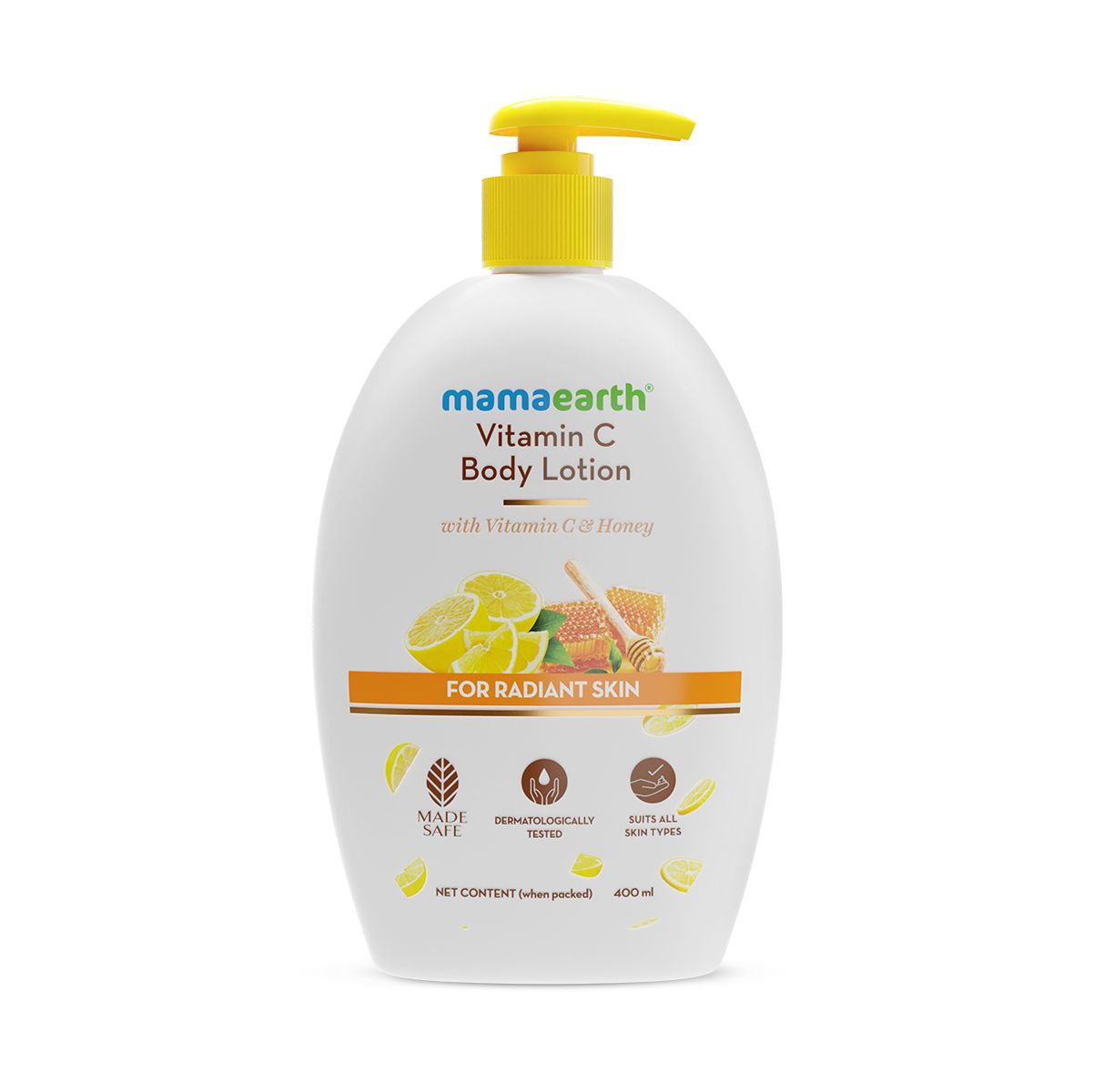 Mamaearth Vitamin C Body Lotion with Vitamin C and Honey for Radiant Skin, 400ml - Image 7 - Buy from Indicrest