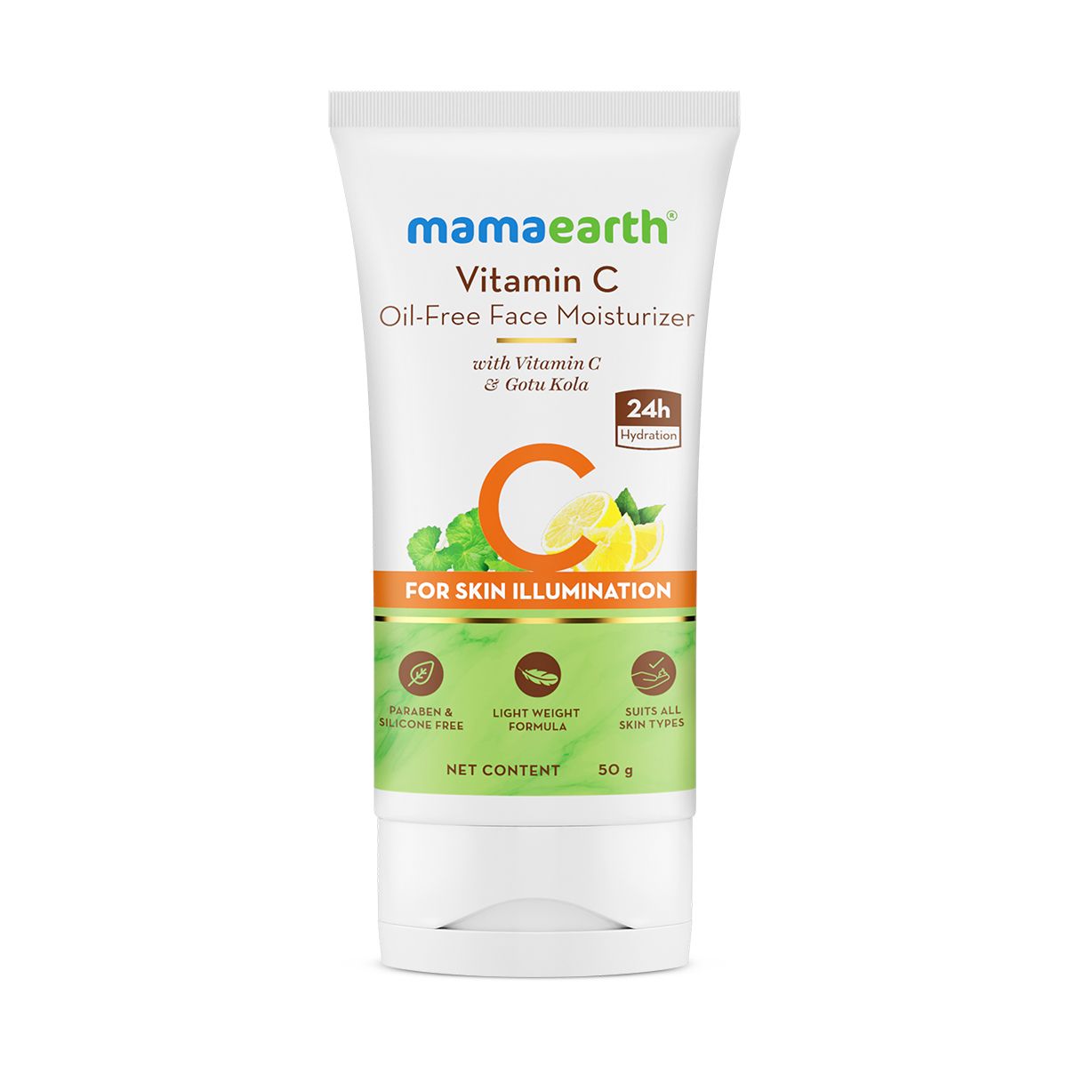 Mamaearth Vitamin C Oil-Free Moisturizer For Face with Vitamin C and Gotu Kola for Skin Illumination, 50g - Image 6 - Buy from Indicrest