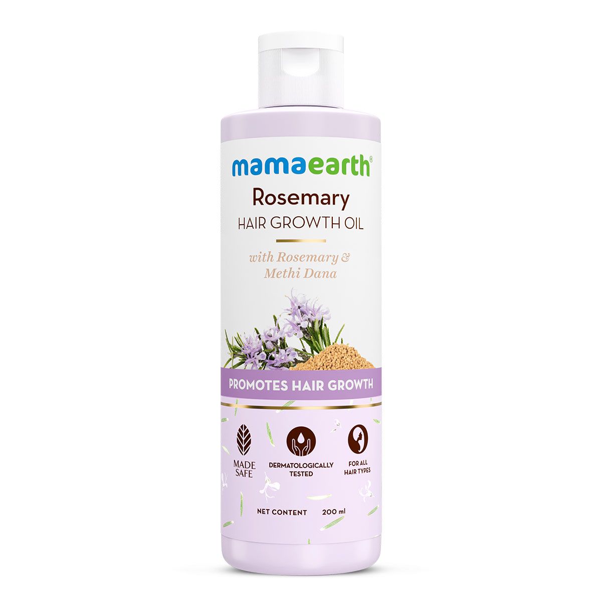 Mamaearth Rosemary Hair Growth Oil with Rosemary & Methi Dana for Promoting Hair Growth, 200ml - Image 9 - Buy from Indicrest