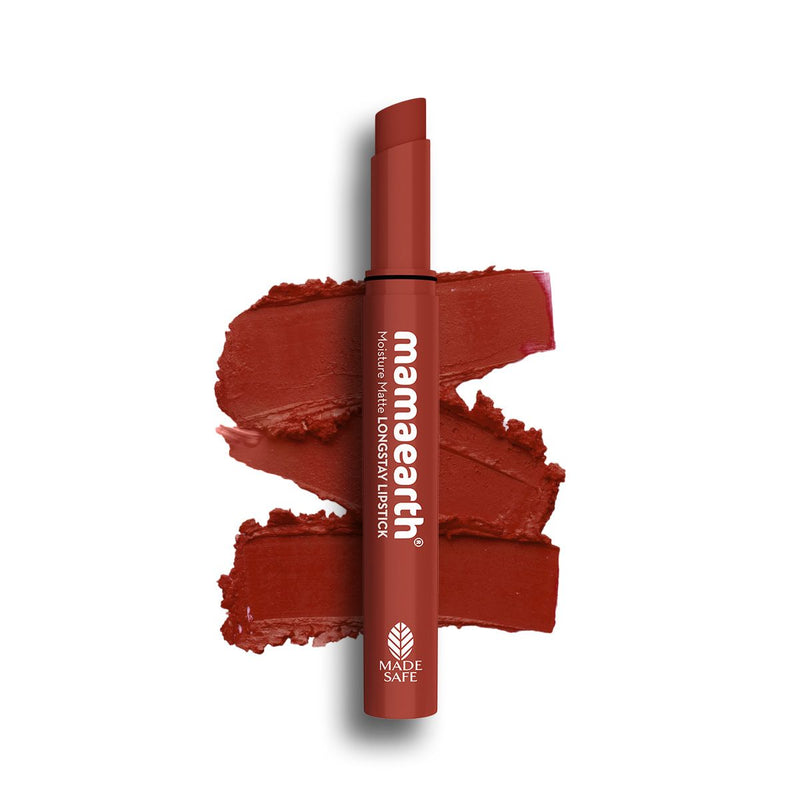 Mamaearth Moisture Matte Longstay Lipstick, 2g | Citrus Nude - Buy from Indicrest