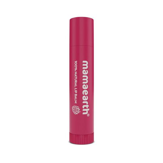 Mamaearth Nourishing Tinted 100% Natural Lip Balm with Vitamin E and Raspberry for Dry & Chapped Lips, 4g - Buy from Indicrest