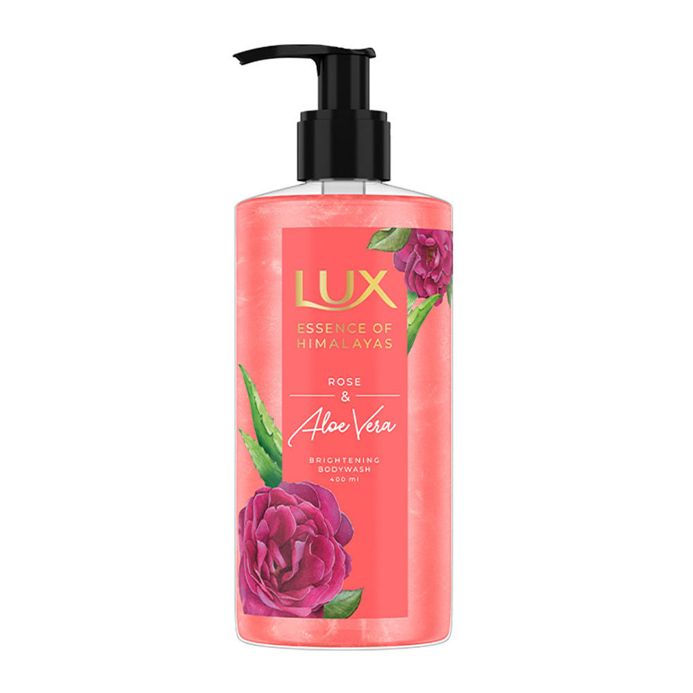 Lux Rose Aloevera Brightening Body Wash & Scrub Combo, 2 pieces Buy at Indicrest Image 3