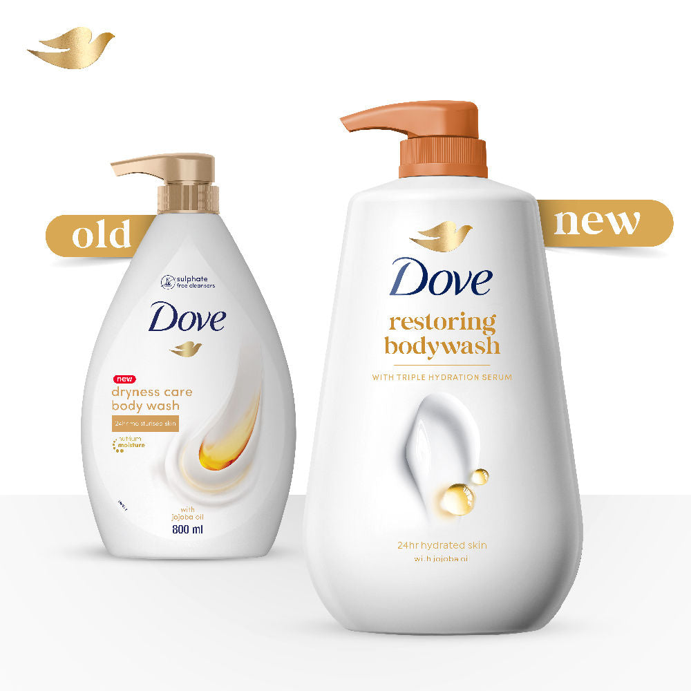 Dove Dryness Care Body Wash With Jojoba Oil, 800ml Buy at Indicrest Image 8