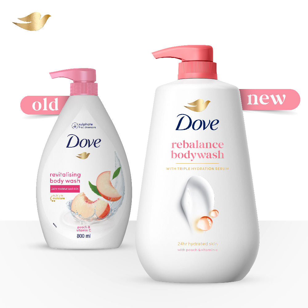 Dove Revitalizing Body Wash With Scented Peach And Vitamin C, 800ml Buy at Indicrest Image 8
