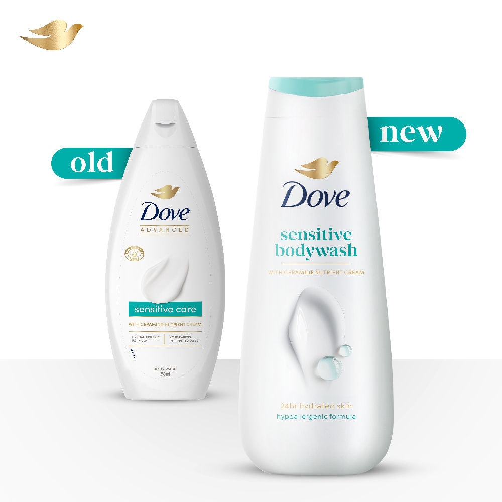 Dove Advanced Sensitive Care Body Wash With Ceramide & Nutrient Cream, 250ml Buy at Indicrest Image 8