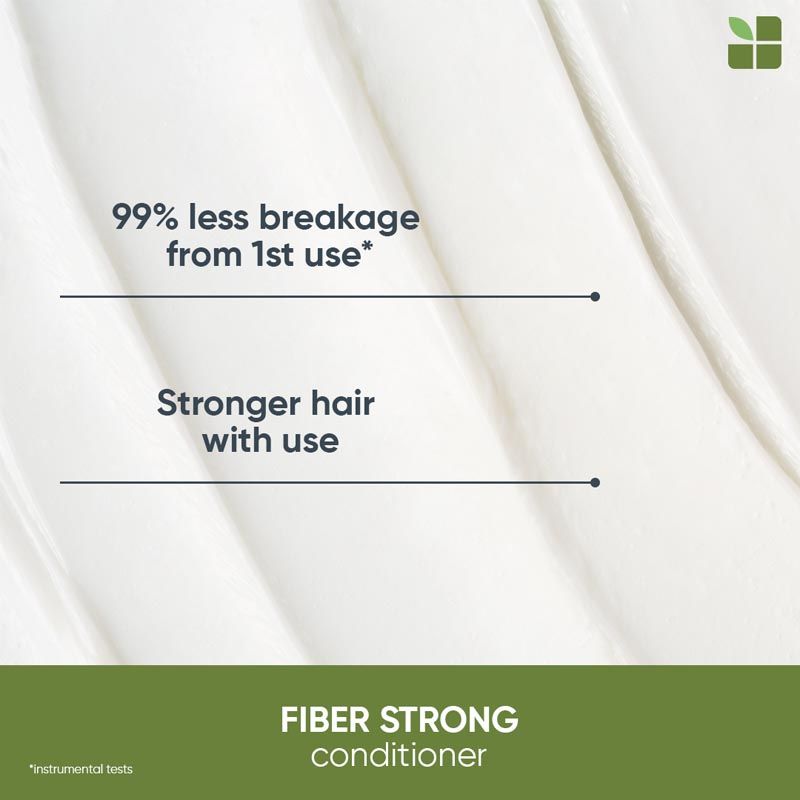 Biolage Fiberstrong Professional Conditioner for Hair Breakage, 12x Strength in Weak Hair, 196g Buy at Indicrest Image 5