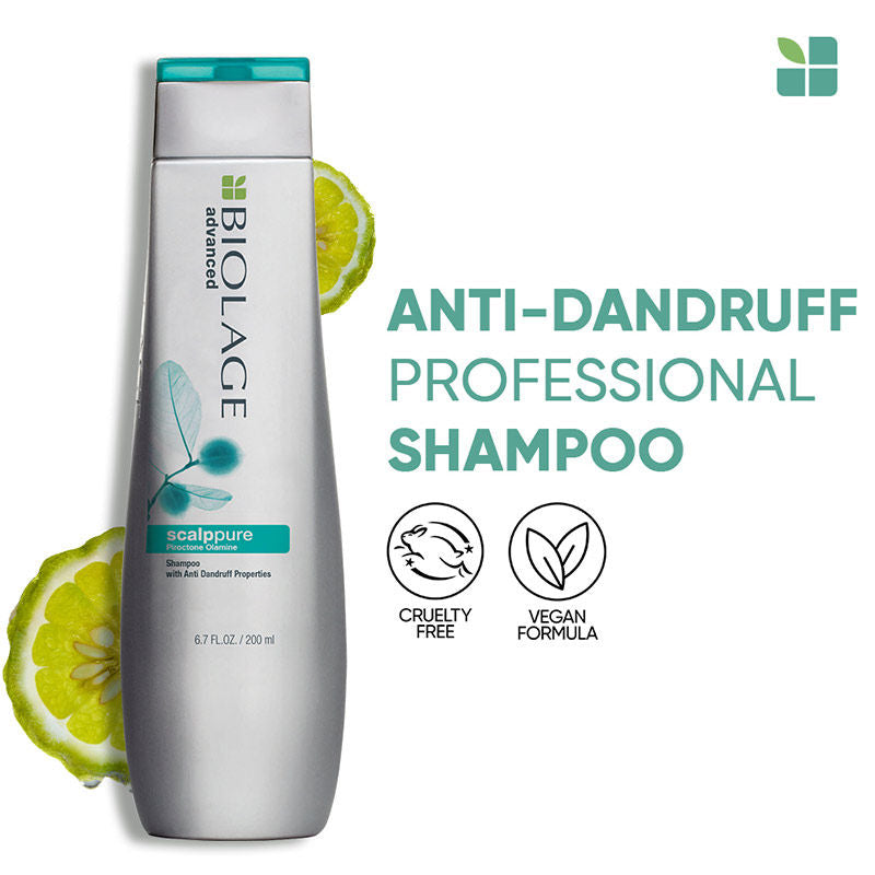 Biolage Scalppure Professional Anti-Dandruff Shampoo, Removes Visible Flakes After 1st WASH, 200ml Buy at Indicrest