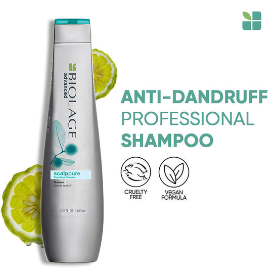 Biolage Scalppure Professional Anti-Dandruff Shampoo, Removes Visible Flakes After 1st WASH, 400ml Buy at Indicrest