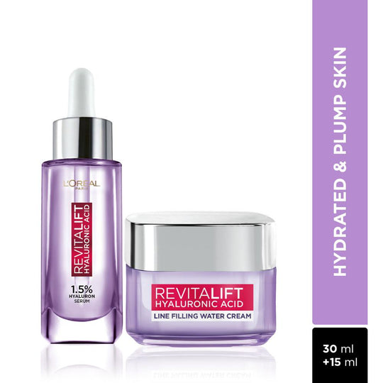 L'Oreal Paris Revitalift Hyaluronic Acid & Skin Barrier Boosting Duo Combo, 2 pieces Buy at Indicrest
