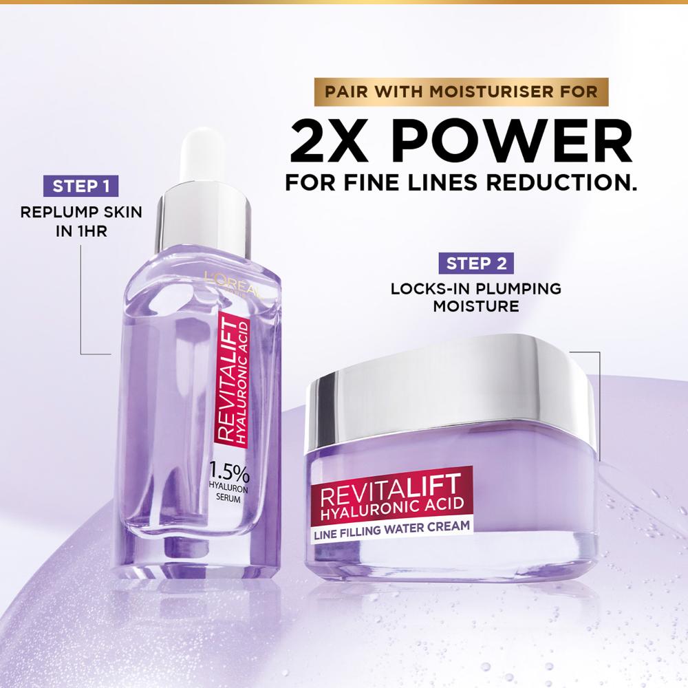 L'Oreal Paris Revitalift Hyaluronic Acid & Skin Barrier Boosting Duo Combo, 2 pieces Buy at Indicrest Image 2