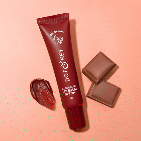 Dot & Key Vitamin C + E Brightening Lip Balm with SPF 50+, Cocoa Mint Buy at Indicrest