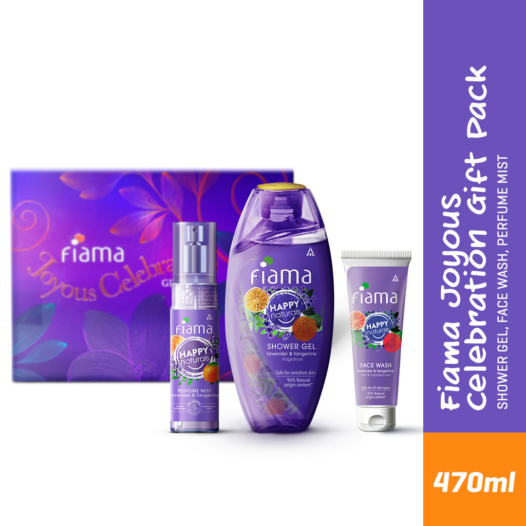 Fiama Gift Set Joyous Celebration (Pack of 3), Gift Box for Women & Men, ITC Wedding Gift Hamper, 470ml Buy at Indicrest