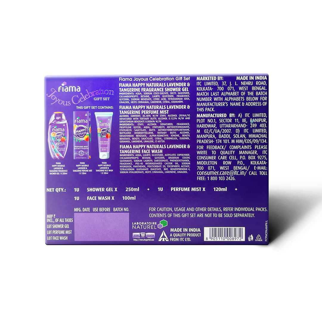 Fiama Gift Set Joyous Celebration (Pack of 3), Gift Box for Women & Men, ITC Wedding Gift Hamper, 470ml Buy at Indicrest Image 7