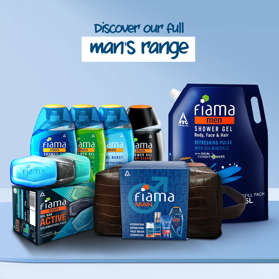 Fiama Man Grooming Essentials (Pack of 4), 520ml Buy at Indicrest Image 5