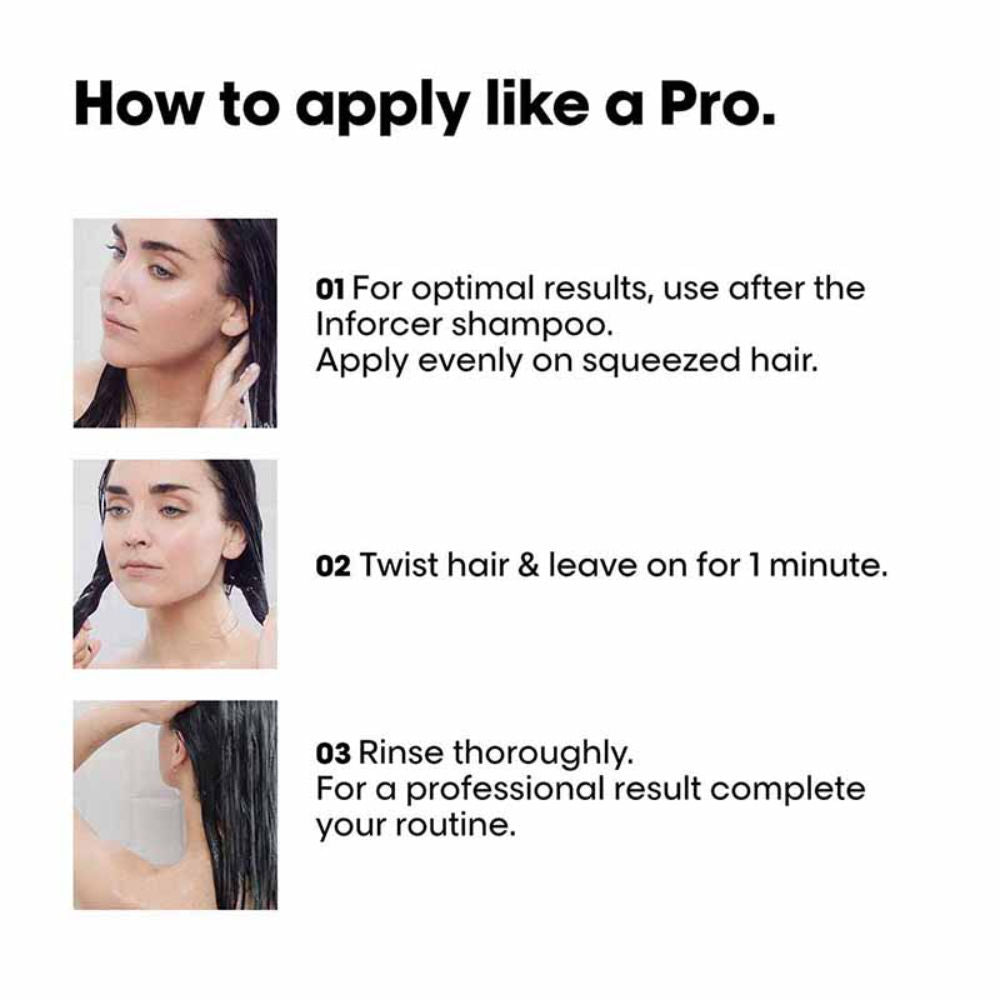 L'Oreal Professionnel Inforcer Shampoo And Mask With Biotin & Vitamin B6 For Reduced Hair Breakage6565