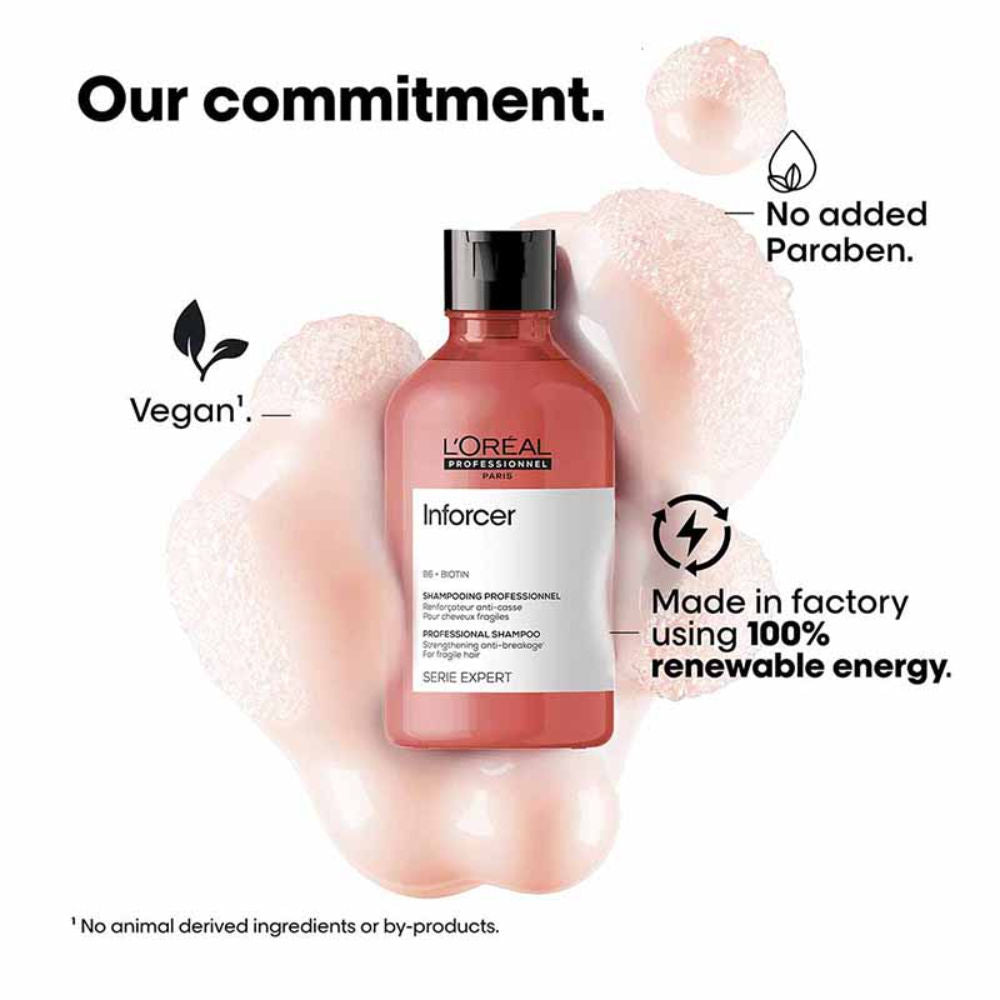 L'Oreal Professionnel Inforcer Shampoo And Mask With Biotin & Vitamin B6 For Reduced Hair Breakage6666
