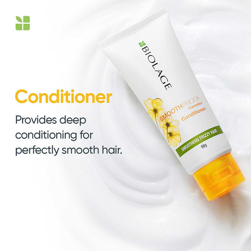 Biolage Smoothproof Shampoo, 200ml + Conditioner, 96g 2- Step Combo For Upto 72H Frizz Free Hair Buy at Indicrest Image 6