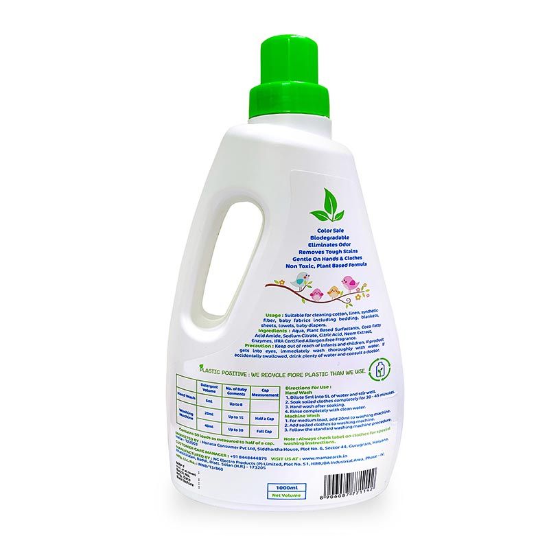 Mamaearth Plant based laundry detergent, 1000ml - Image 3 - Buy from Indicrest