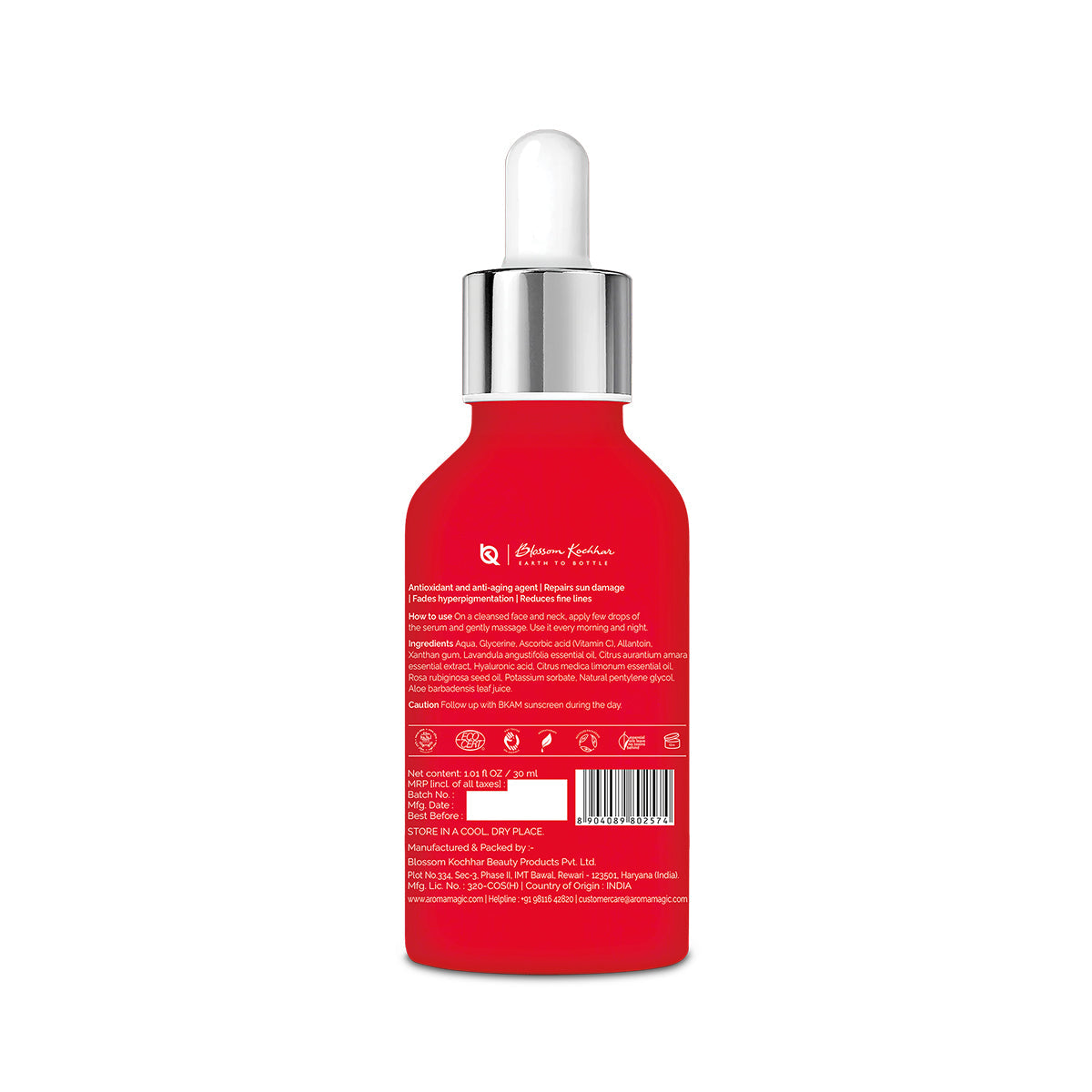 Aroma Magic Vitamin C Face Serum Antioxidant and Anti-Ageing, 30ml - Image 7 - Buy from Indicrest