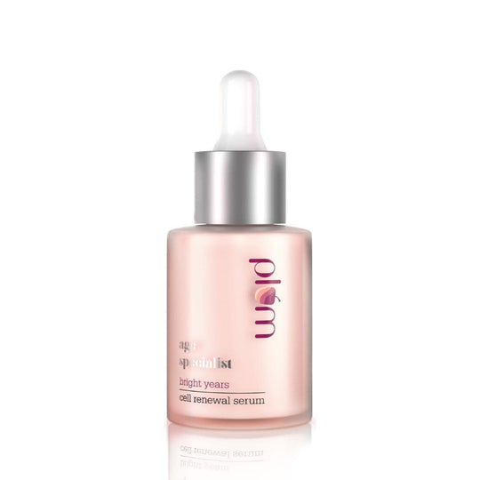 Plum Bright Years Cell Renewal Serum | 100% Vegan, Cruelty Free | Fights Aging | Reduces Fine Lines | Brightens Skin, 30ml Buy at Indicrest
