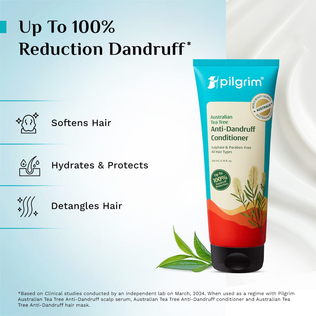 Pilgrim Australian Tea Tree Non-Drying Anti-Dandruff Shampoo, 200ml - Image 10 - Buy from Indicrest
