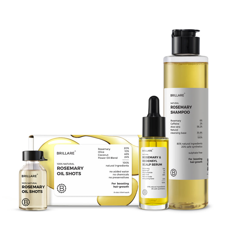 Brillare Rosemary Oil Shots For Visible Hair Growth, 6ml X 8 - Image 11 - Buy from Indicrest