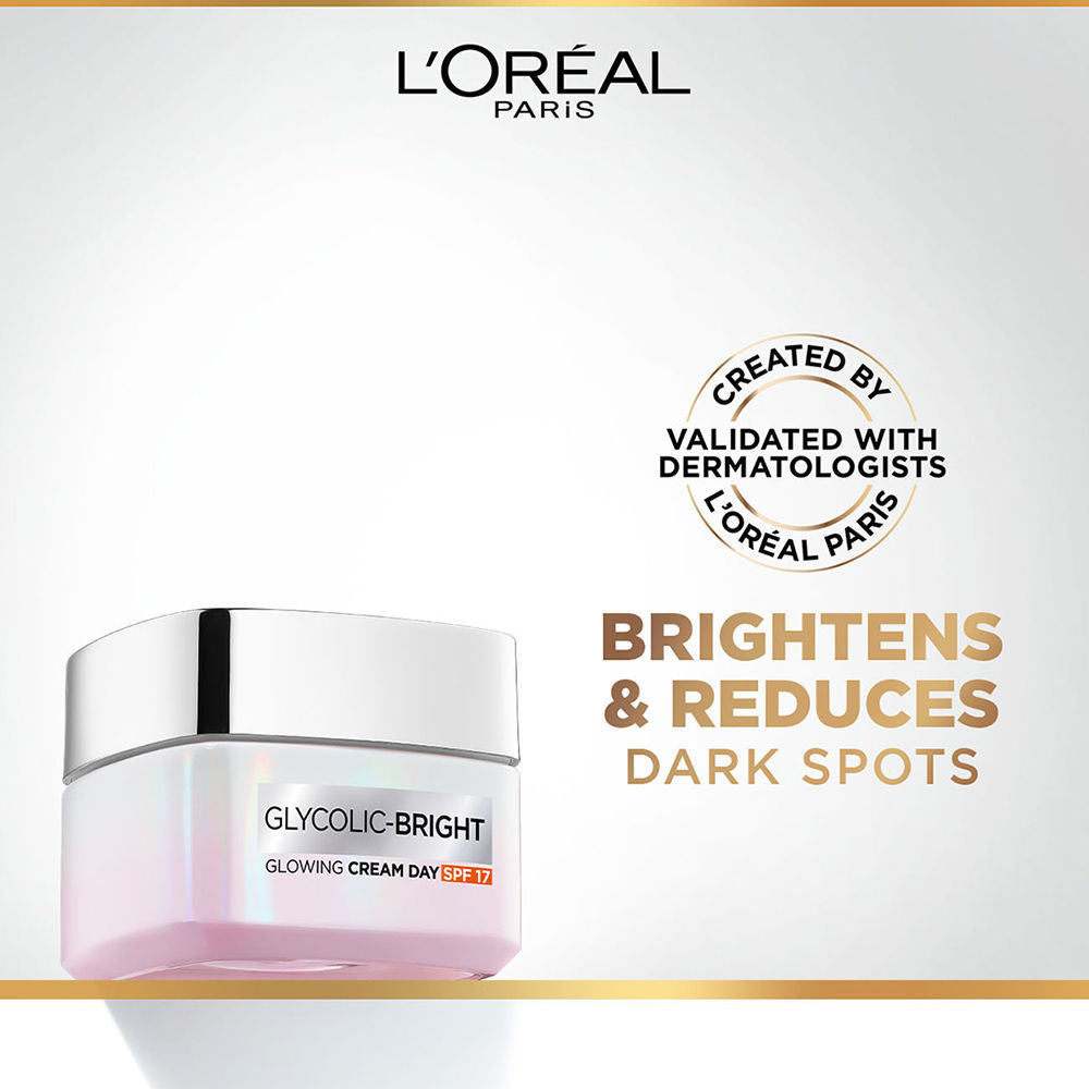 L'Oreal Paris Glycolic Acid Glowing And Protecting C-S-M-S Regime Kit for for Dark Spot Reduction Combo, 4 pieces Buy at Indicrest Image 5
