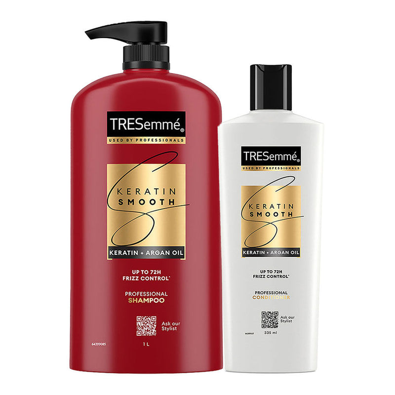 TRESemme Keratin Smooth Shampoo, 1000ml + Conditioner, 335ml Combo Buy at Indicrest