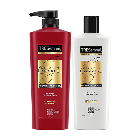 TRESemme Keratin Smooth Shampoo, 580ml + Conditioner, 335ml, Combo, 2 piece Buy at Indicrest